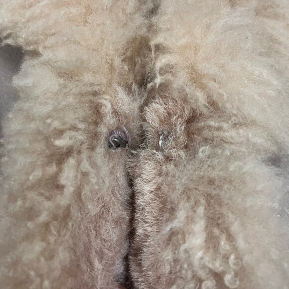 Vintage PEPCO Shearling Sheepskin Pennylane Fur Leather Coat S Made in Turkey - Picture 12 of 16